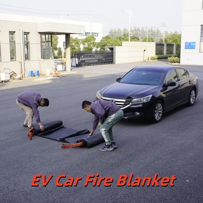 EV Fire Blanket Gray 550℃/1000℃ Thermal Resistance for Lithium Battery Fires