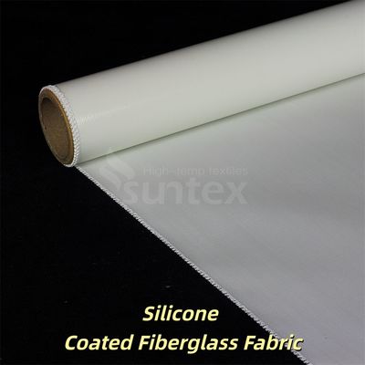 Custom Color Thermal Insulation Fire Resistant Silicone Coated Fiberglass Fabric for High Temperature Applications