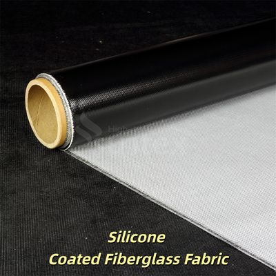 Custom Color Thermal Insulation Fire Resistant Silicone Coated Fiberglass Fabric for High Temperature Applications