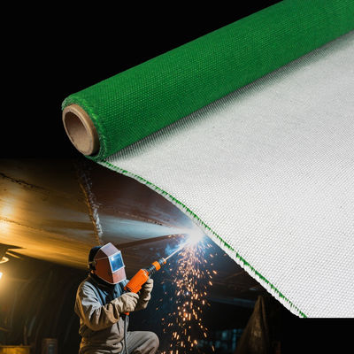 460 g/sqm 0.41 mm Heat-Insulated Fireproof PU Coated Fiberglass Fabric Welding Blanket Up to 1800C