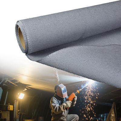 Double Sided Fire Retardant Silicone Coated Fiberglass Fabric with Temperature Resistance -50°C to 500°C and 400 g/sqm Weight