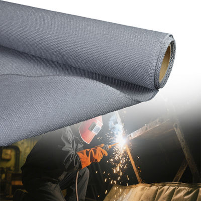 Heat Resistant Welding Blanket with Twill Weave and Oil Solvent Resistant 1m to 1.55m Width PU Coated Fiberglass Fabric