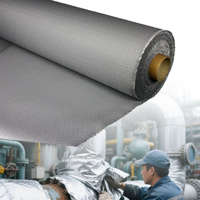 Fire Resistant PU Coated Fiberglass Fabric with 460 g/sqm Weight 0.41 mm Thickness and 1m to 1.55m Width