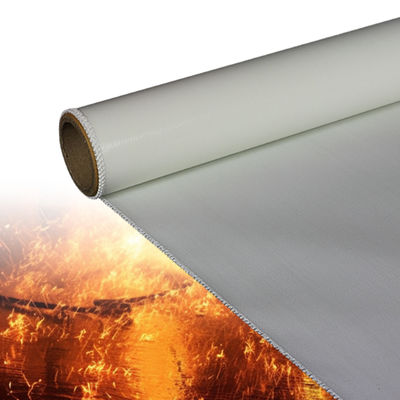 Durable Water Repellent Silicone Coated Fiberglass Fabric with 50 m / 100 m Roll Length for High Temperature Applications