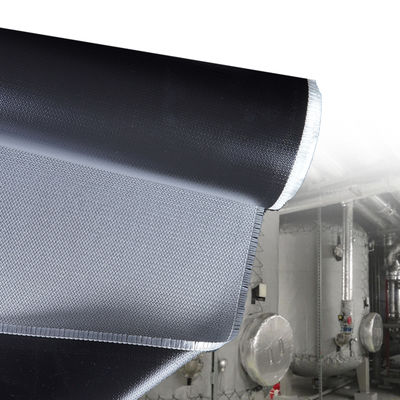 Flexible Heat Resistant Silicone Coated Fiberglass Fabric with 260℃ Continuous Thermal Protection 0.3 mm Thickness and 400 g/sqm Weight