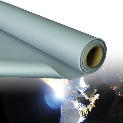 Double Sided Grey Color Alkali Free Silicone Coated Fiberglass Fabric Fireproof Silicone Coated Fiberglass Cloth
