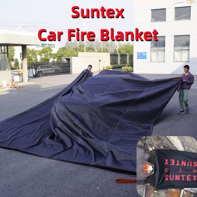 Suntex EV Car Fire Blanket Reduces Explosion Risk by Venting Gases with Oxygen Deprivation for Lithium-Ion Battery Fires