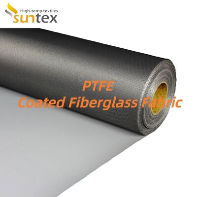 Industrial Grade PTFE Coated Fiberglass Fabric with 550℃ Temperature Resistance and Customizable Specifications for Fire Resistance