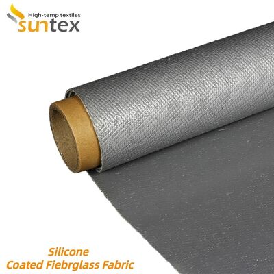 Industrial Grade Silicone Coated Fiberglass Fabric with 850g/m2 Weight Offering Fireproof and Chemical Corrosion Resistance