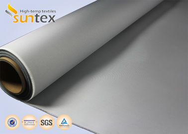 0.4mm PU Coated Fiberglass Fabric For Fire Curtain And Smoke Curtains