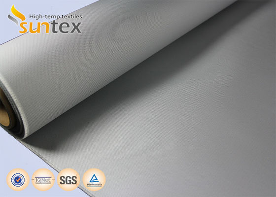 0.41mm Fire Retardant M0 Fine Fiberglass Cloth Roll with PU Coating for Welding