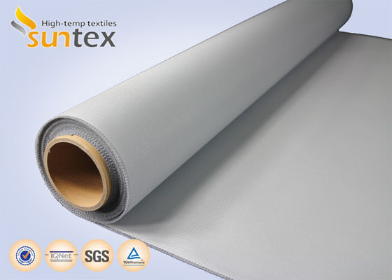 M0 Certified 4H Satin 0.41mm Double PU Coated Fire Retardant Curtain Fabric