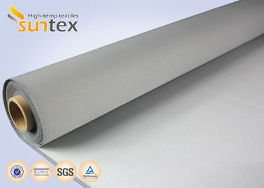 Flexible Thermal Fireproof Material Pu Coated Fiberglass Fabric flexible duct connector