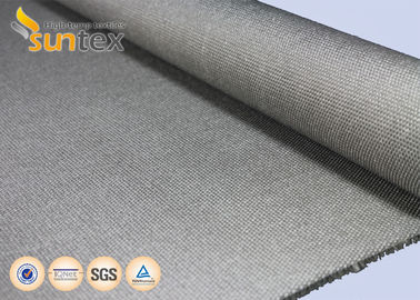 750C Calcium Siliciate Coated Fiberglass Cloth With Wire Reinforced Glass Fabric