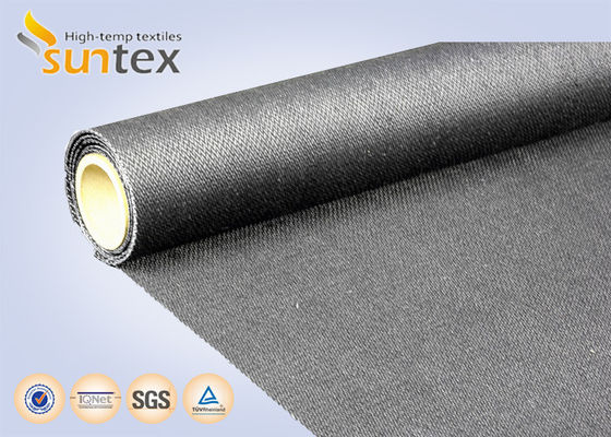 Plain Pattern High Temperature Fabrics 29OZ – Graphite Coated for Fireproof Blanket
