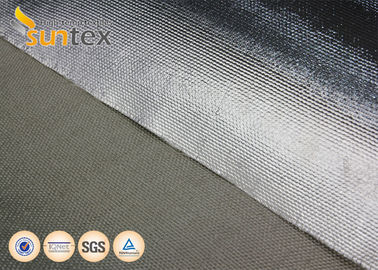 14 microns Aluminum Foil Fiberglass Cloth Fire Insulation Blanket Glass Fiber Fabric