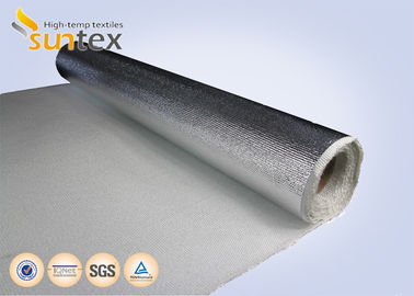 Aluminum Foil Laminated Fabric For Thermal Insulation Cover, Heat Resistant Curtain, Duct