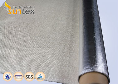 Aluminum Foil Fiberglass Heat Reflective Fabric 0.7mm Removable Insulation Jackets