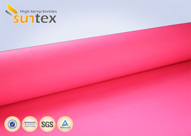 16oz Acrylic Coated Fiberglass Fabric Roll For Fire Blanket Fireproofing Curtain OEM colors