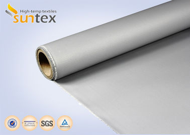 32 Oz Rubber Silicone Coated Fiberglass Fabric Material Anti Fire Curtain