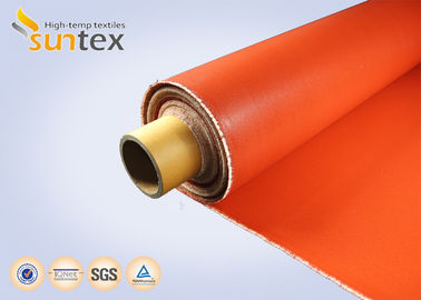 Fireproof Silicone Coated Fiberglass Fabric silicone rubber coated fiberglass fabric