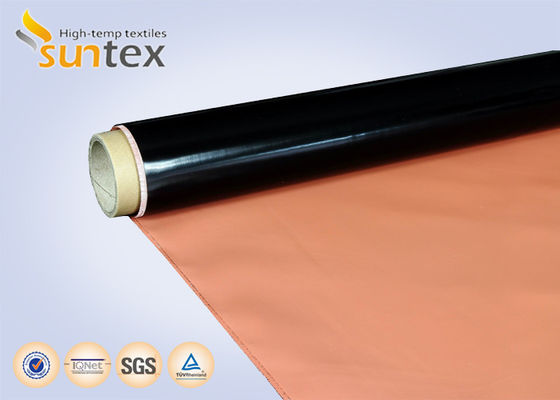 High Temperature Resistant Fireproof Anti-tear Silicone Coated Fiberglass Fabric for Industrial Applications