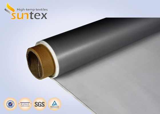 High Temperature Resistant Fireproof Anti-tear Silicone Coated Fiberglass Fabric for Industrial Applications