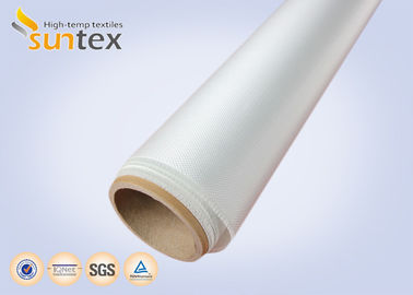 13oz High Heat Resistant Fabric Acrylic Coated For Fireproof Roll Curtain , Lightweight Fiberglass Cloth