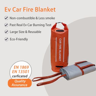 Flame-Retardant EV Car Fire Blanket with 550℃/1000℃ Thermal Resistance and Oxygen Deprivation for Fire Safety