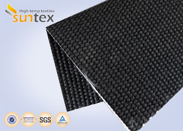 High Temperature Resistant Graphite Coated Glass Cloth Abrasion Resistant Cloth For Welding Curtains & Covers