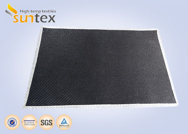 Heavy Duty Graphite Coated Fiberglass Fabrics For High Temperature Protection