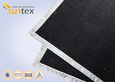 Heavy Duty Graphite Coated Fiberglass Fabrics For High Temperature Protection