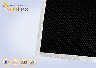Thermal Sheath High Temperature Fiberglass Cloth 78OZ Graphite Coated Heat Shield