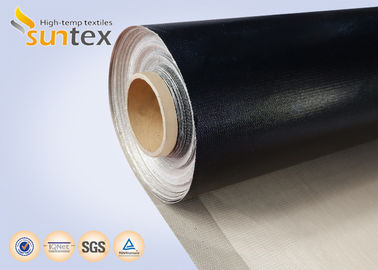 High Temperature Thermocovers Ptfe Coated Glass Fabric 1 Side 17OZ Fire Barrier