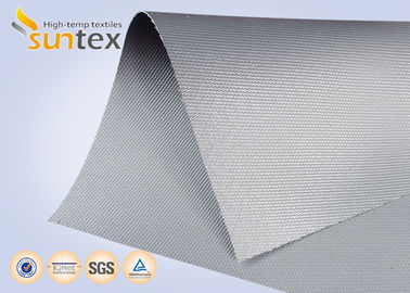 Fireproof High Temperature Retardant Plain Woven Chemical Resistance Waterproof Silicone Rubber Coated Fiberglass Fabric Cloth
