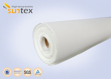 0.41mm Thickness PU Coated Fiberglass Fabric Two Sides Alkali Free