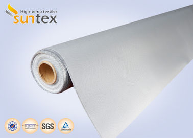 0.4mm Grey PU Coated Fiberglass Fabric for Thermal Insulation And Fire Protection