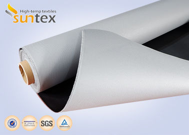 Air Distribution PU Coated Fire Retardant Cloth Isolating Fabric Canvas 0.43mm Smoke Curtains