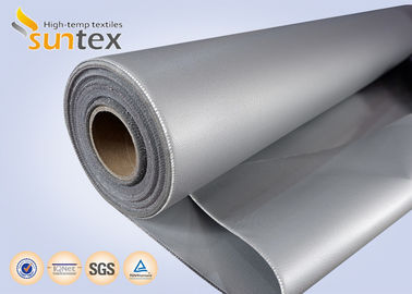 1000°F/550°C High Flexible Silicone Fiberglass Fabric Used In Heat Insulation