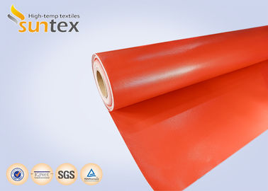 E-Glass Fiberglass Fabric Cloth High Temperature Protection Silicone Coated  Fireproof