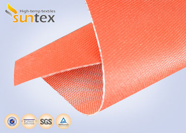 0.017” Thickness Insulation Fabric Silicone Fiberglass Cloth For Thermal Insulation Covers