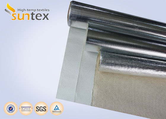 Thermal Insulating Aluminized Glass Cloth – Fire Retardant for Steam Pipelines & Fire Suits