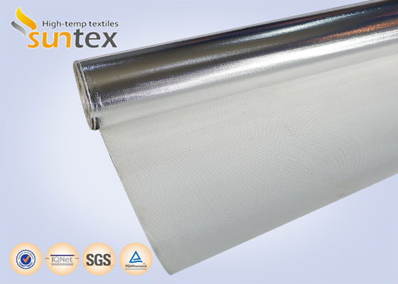 Fireproof & Waterproof Fiberglass Fabric: 1.7mm Aluminum Foil Coated Heat Shield