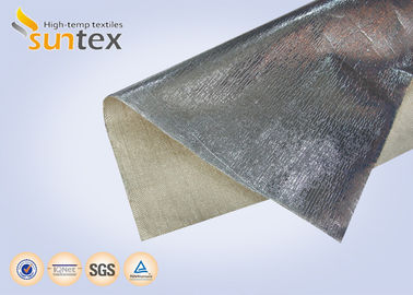 Aluminum Foil Fiberglass Heat Reflective Fabric 0.7mm Removable Insulation Jackets