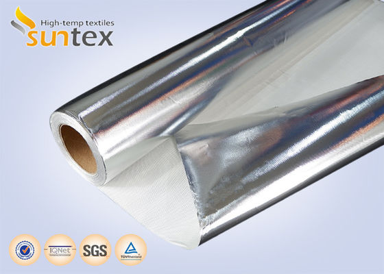 Fireproof & Waterproof Fiberglass Fabric: 1.7mm Aluminum Foil Coated Heat Shield