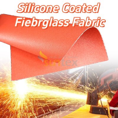 High Temperature Resistant Fireproof Silicone Coated Fiberglass Fabric Anti-tear Fire Blanket for Electric Vehicles