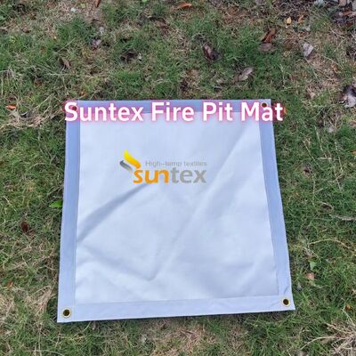 550C Heat Resistant Fire Pit Mat with Multi-Layer Structure and Customizable Size for Outdoor Safety