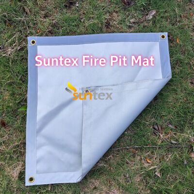 550C Heat Resistant Fire Pit Mat with Customizable Size and Multi-Layer Structure for Grill Protection