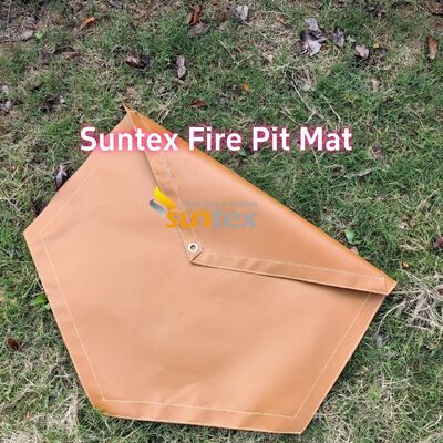 550C Heat Resistant Fire Pit Mat with Customizable Size and Multi-Layer Structure for Outdoor Protection