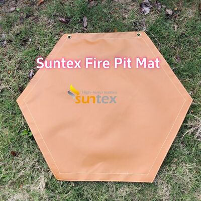 550°C Heat Resistant Fire Pit Mat with Customizable Size and Multi-Layer Structure for Outdoor Safety